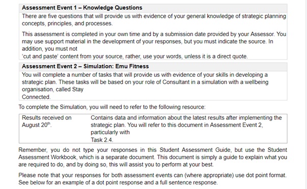 outline assignment question sample