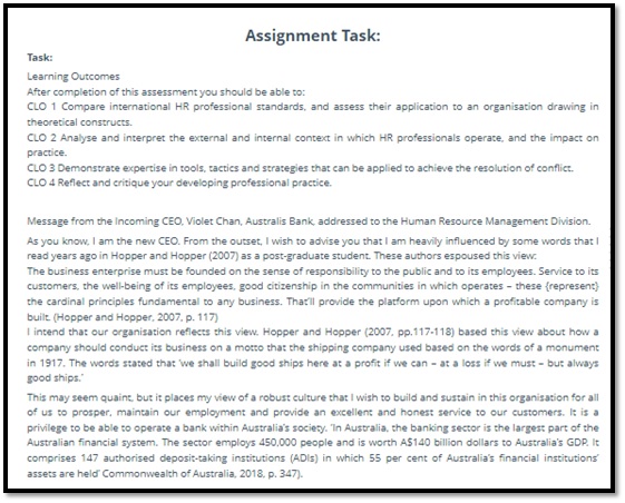 BUSM4589 assessment answers sample assignment